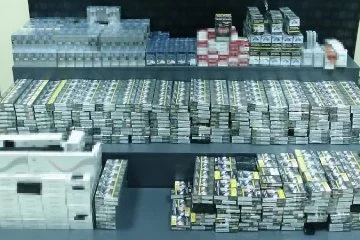 3 bin 109 paket kaçak sigara ele geçirildi