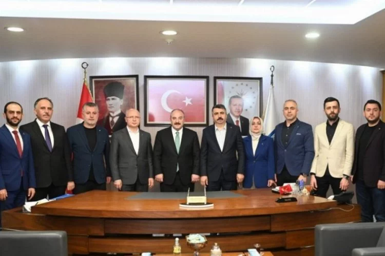 AK Parti Bursa'dan ilçe belediye başkanlarına ziyaret