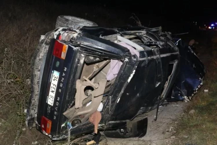 Amasya'da feci kaza