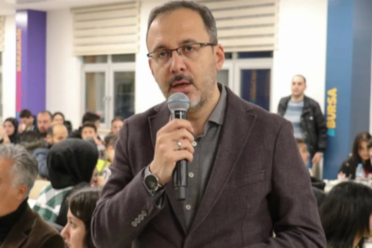 Bakan Kasapoğlu, Bursa'da depremzedelerle bir araya geldi