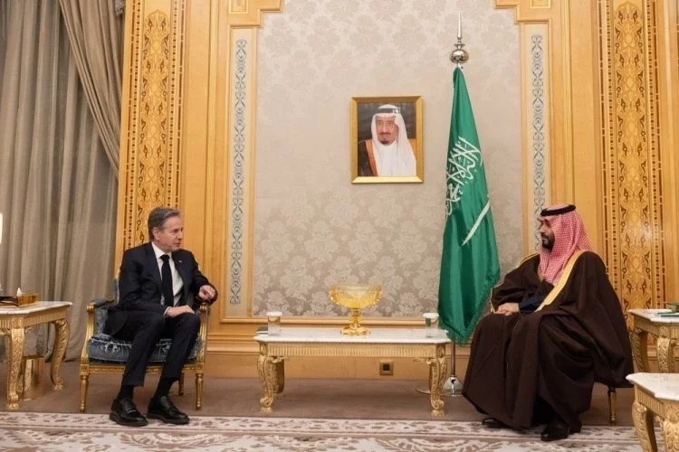 Blinken, Suudi Arabistan Veliaht Prensi Salman ile görüştü