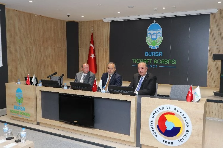 Bursa Büyükşehir Belediye Başkanı Alinur Aktaş’tan, Bursa Ticaret Borsası’na ‘Hayırlı Olsun’ Ziyareti