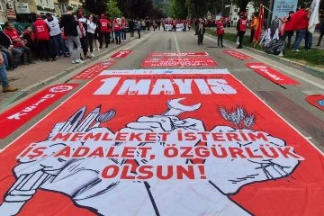 Bursa'da 1 Mayıs coşkusu sürüyor