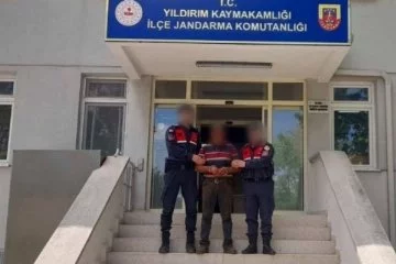 Bursa'da 65 adet suç kaydı bulunan şahıs jandarma tarafından yakalandı
