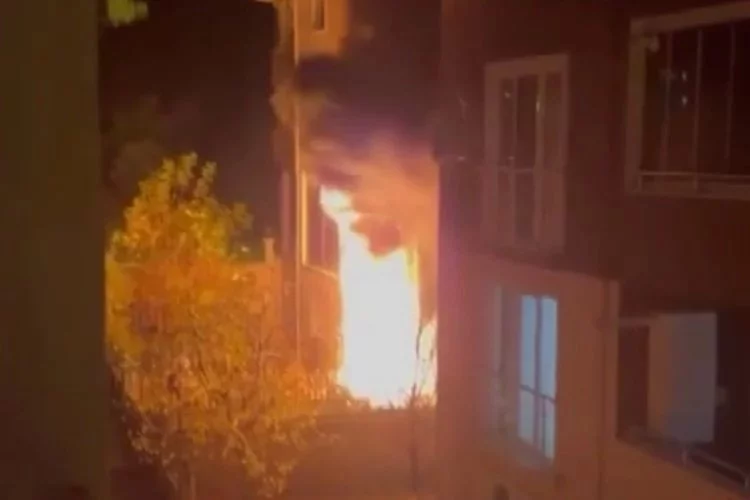 Bursa’da apartman yangın çıktı