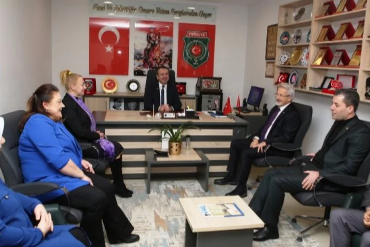 Bursa'da başkan Erdem'den şehit yakınları ve gazilere destek sözü