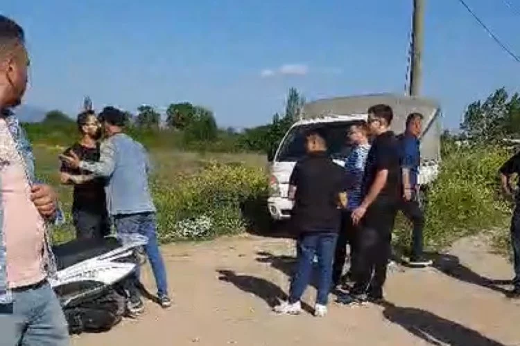 Bursa'da çıkan tartışmada araya giren polis, ailesinin yanında darp edildi!