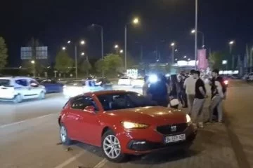 Bursa'da hatalı sollama kaza getirdi!