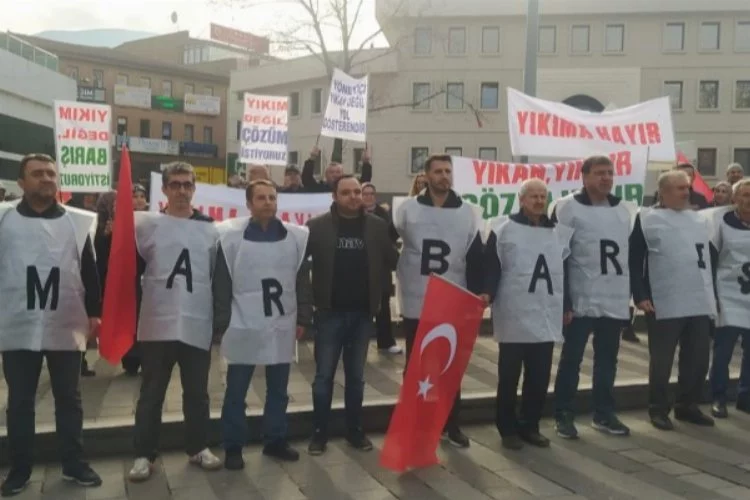Bursa'da İmar Barışı Mağdurlarından basın açıklaması