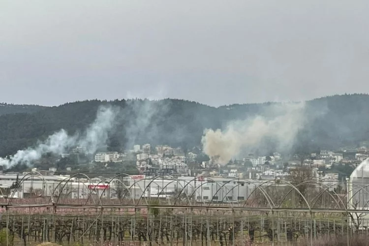 Bursa'da korkutan yangın söndürüldü!
