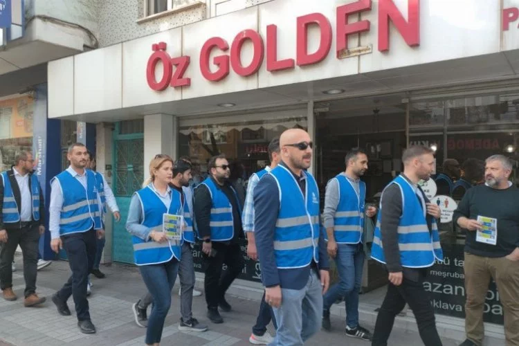 Bursa’da Mavi Yelekliler Yıldırım sokaklarına indi!