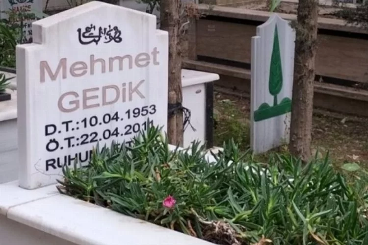 Bursa'da Mehmet Gedik mezarı başında anıldı