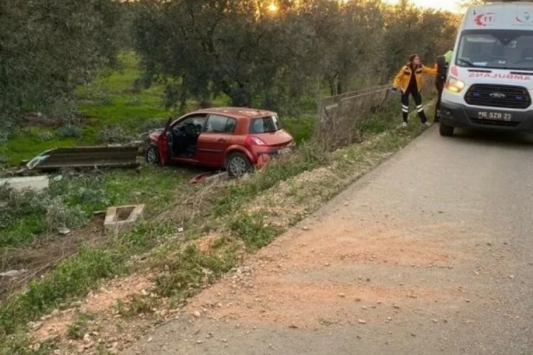 Bursa'da Orhangazi-İznik yolunda trafik kazası: 2 yaralı!