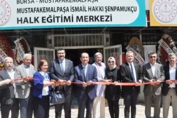 Bursa Mustafakemalpaşa Halk Eğitim Merkezi'nde 12 bin kursiyere eğitim