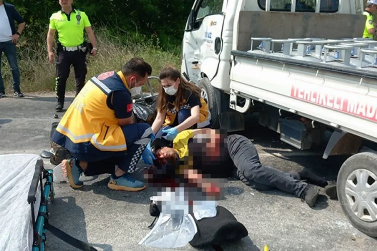 Bursa Orhangazi'de trafik kazası