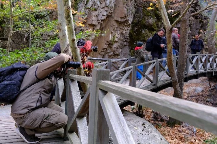 Bursa Sadağı Kanyonu'nda doğa fotoğrafçıları bir araya geldi!