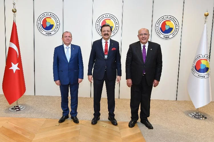 Bursa Ticaret Borsası’ndan Tobb Başkanı Hisarcıklıoğlu’na Ziyaret