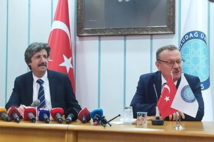 Bursa Uludağ Üniversitesi'nin yeni Rektörü Prof. Dr. Ferudun Yılmaz görevi devraldı