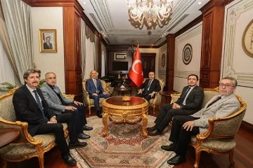 Bursa Valisi Demirtaş, YÖK Başkanı Özvar'ı ağırladı