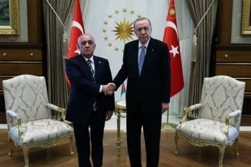 Cumhurbaşkanı Erdoğan, Azerbaycan Başbakanı'nı kabul etti