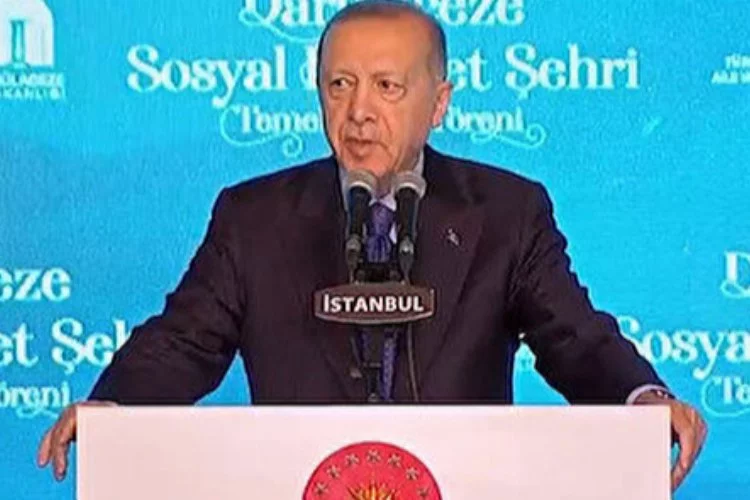 Cumhurbaşkanı Erdoğan: Bittiği anda dünyada bu işin tek örneği olacak