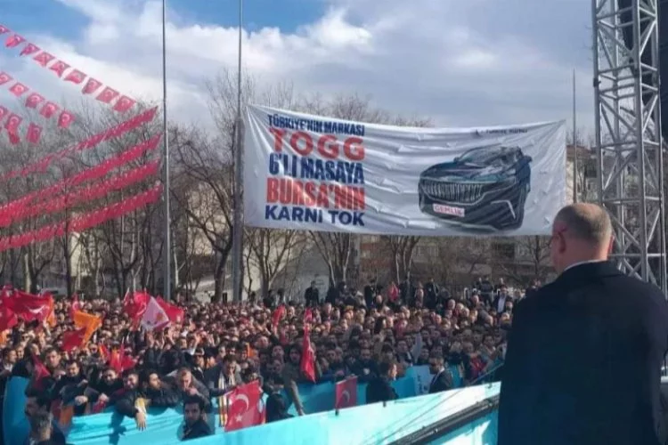 Cumhurbaşkanı Erdoğan Bursa'da miting alanında bekleniyor!