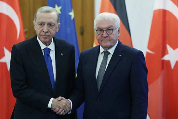 Cumhurbaşkanı Erdoğan ve Almanya Cumhurbaşkanı Steinmeier'dan açıklamalar