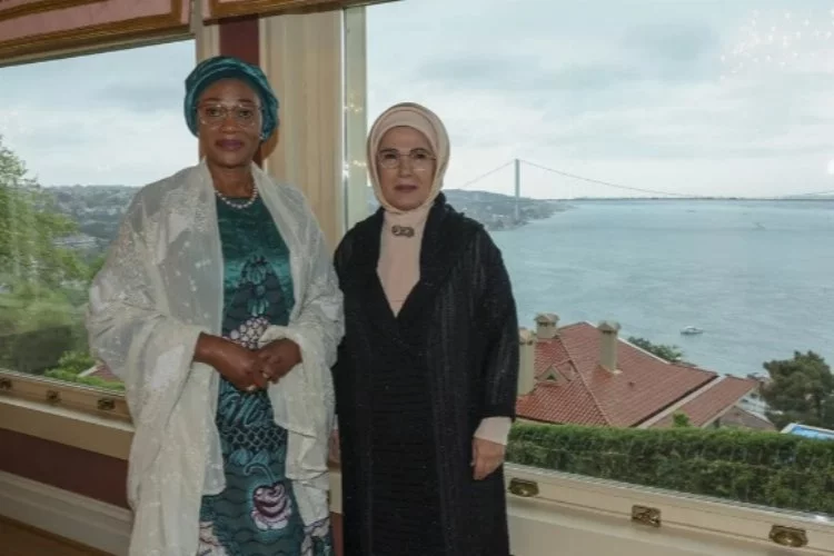 Emine Erdoğan, Oluremi Tinubu'yu ağırladı