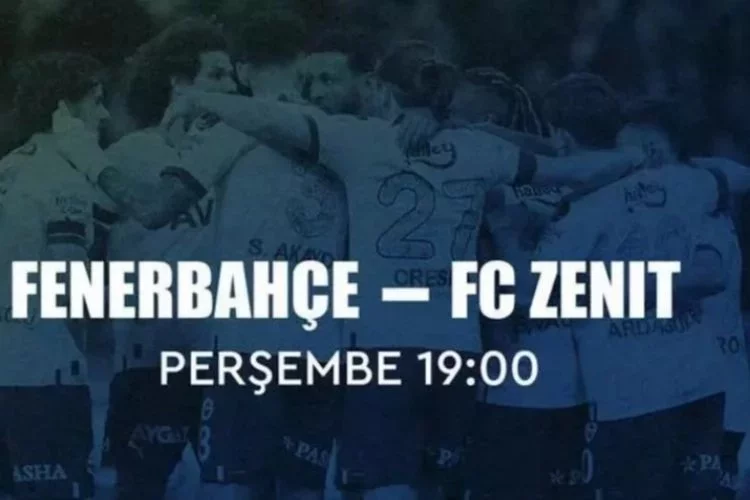 Fenerbahçe ve Zenit depremzedeler için yardım maçına çıkıyor