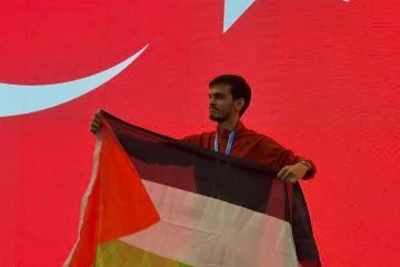 Filistin'e destek veren milli sporcumuza 'şampiyonluğunu alırız' tehdidi