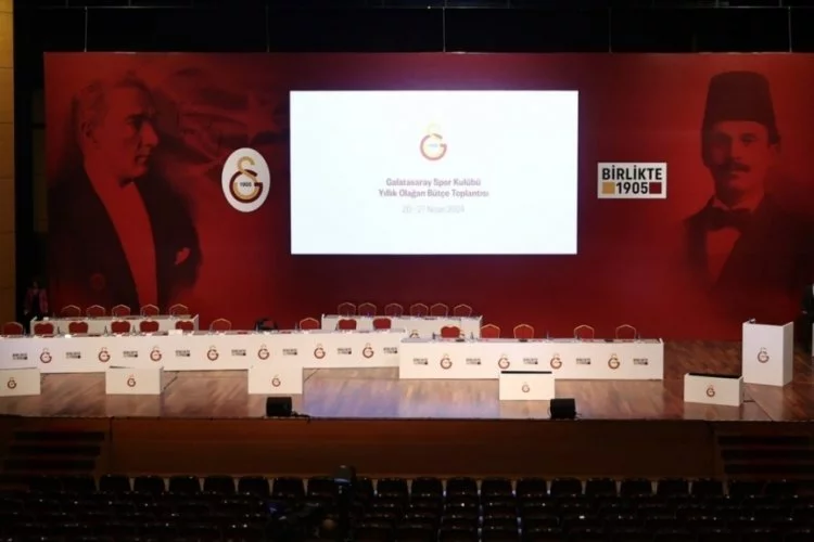 Galatasaray Kulübü yıllık olağan bütçe toplantısı başladı