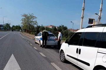 Hız sınırı aşan sürücülere ceza kesildi!