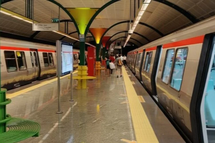 İstanbul'da Yenikapı-Kirazlı Metro Hattı'nda arıza