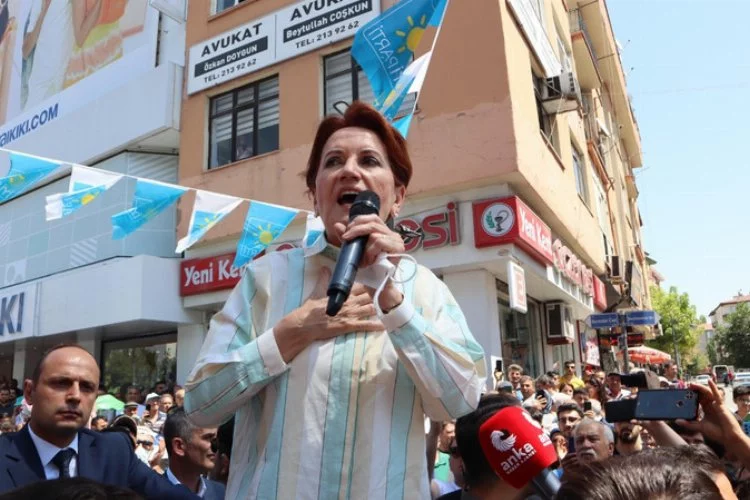 İYİ Parti Genel Başkanı Meral Akşener, Aksaray'da emeklilere seslendi