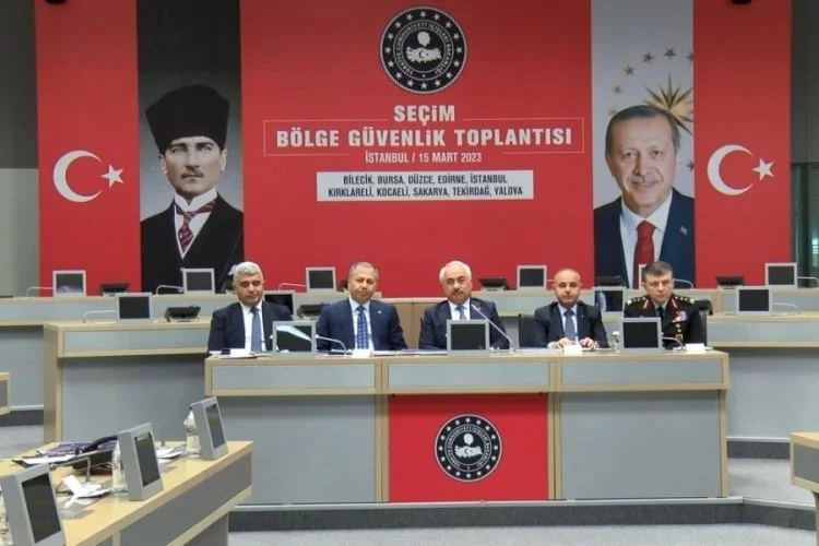 Marmara Bölgesi Seçim Güvenlik Toplantısı yapıldı