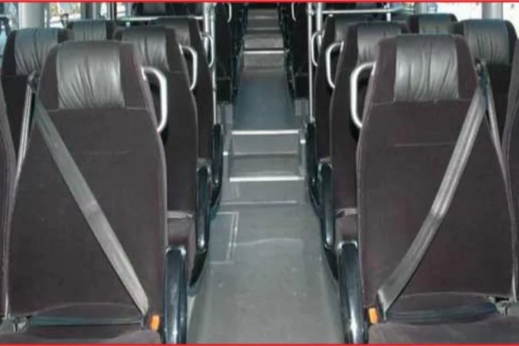 Otobüs ve minibüslerde tüm yolcular emniyet kemeri takmadan harekete izin verilmeyecek!