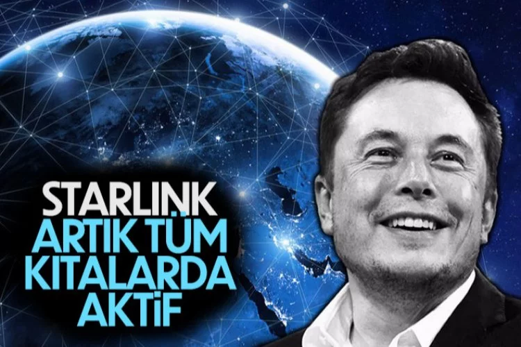 Starlink uydu interneti tüm kıtalarda aktif edildi
