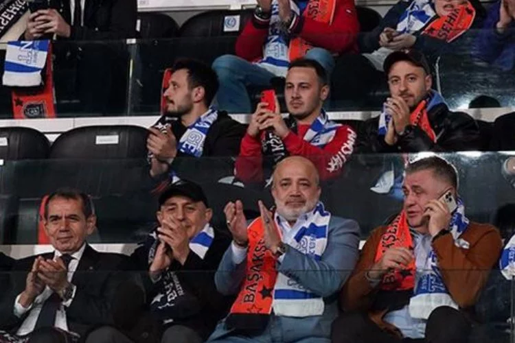 TFF ve kulüp başkanları, Başakşehir'e destek oldu