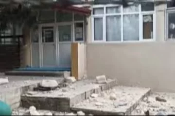 Tokat'ta 5,6 şiddetindeki deprem kamerada