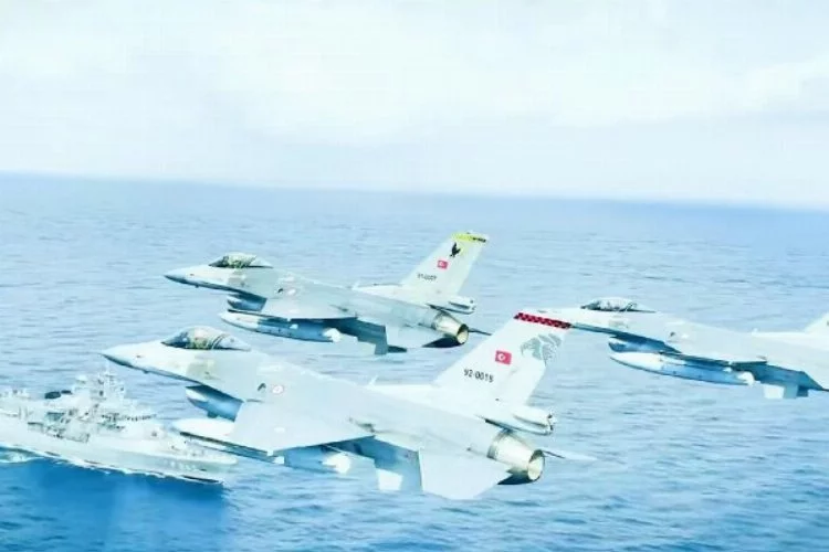 TSK'ya ait savaş uçağıyla... NATO'dan cuma paylaşımı!