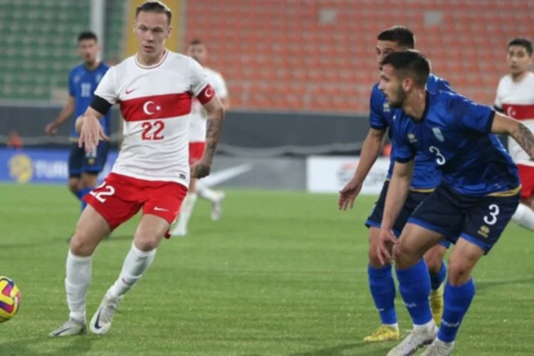 Türkiye Ümit Milli Futbol Takımı hazırlık maçında Kosova'yı 4-2 yendi