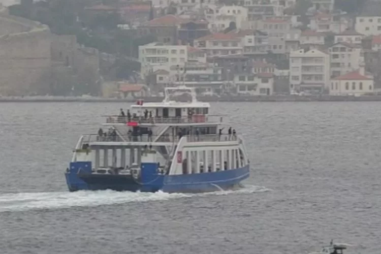 Bursa-İstanbul seferi yapan deniz otobüsünde korkutan anlar!